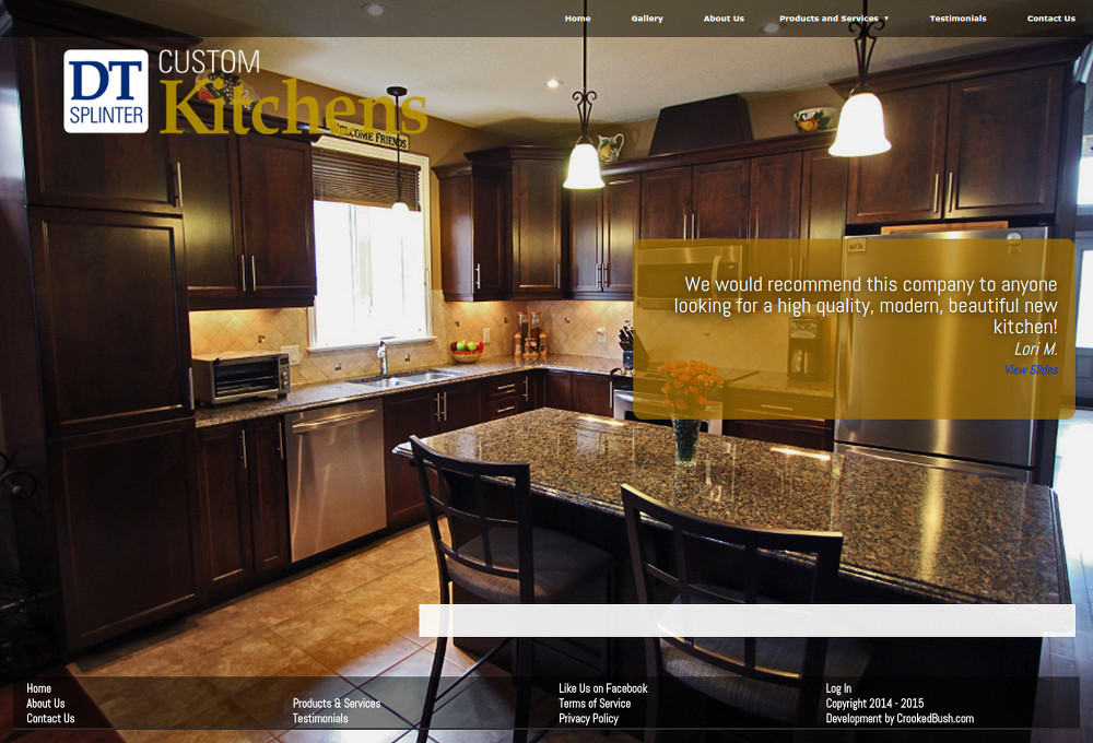DT Kitchens Site Redesign