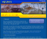 40 Days of Purpose Web Site