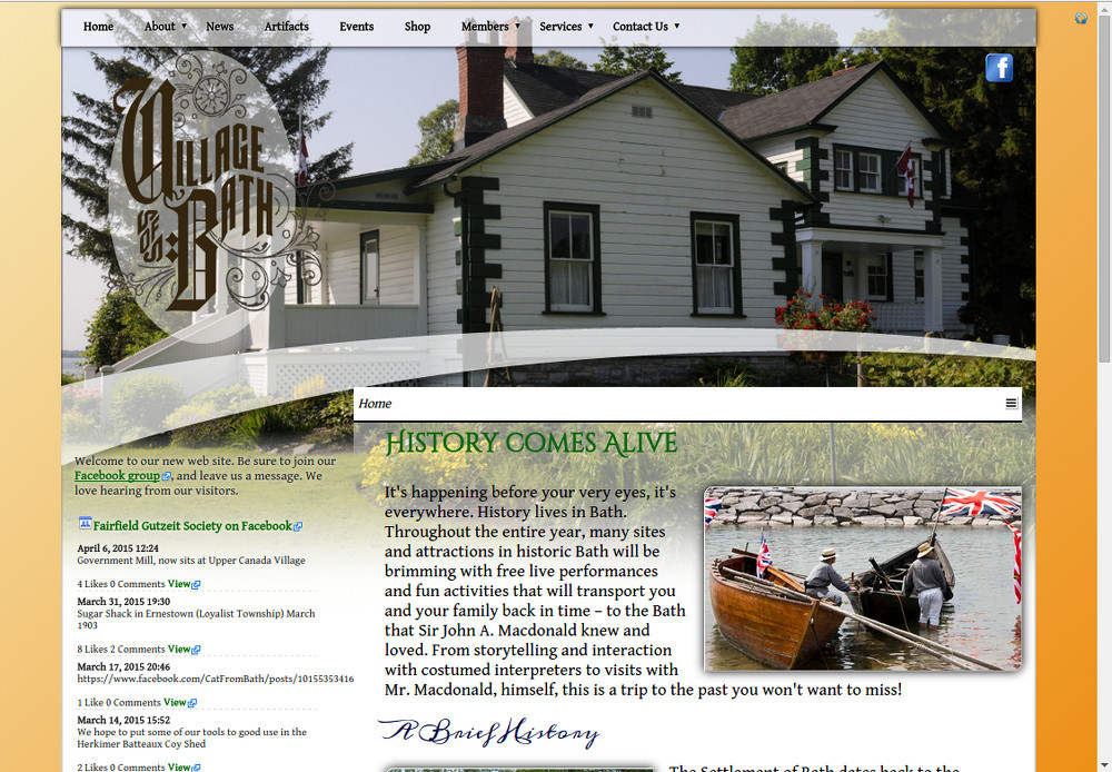 Historical Fairfield/Gutzeit Society, "Parent Company" Web Site for Other Historical Sites